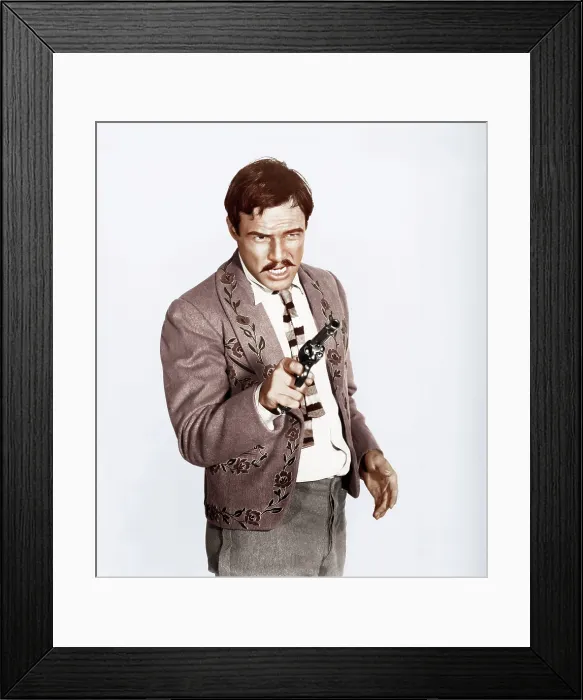 Framed Print : VIVA ZAPATA!, Marlon Brando, 1952. TM & Copyright 20th Century Fox Film Corp. All rights reserved / courtesy Everett Collection