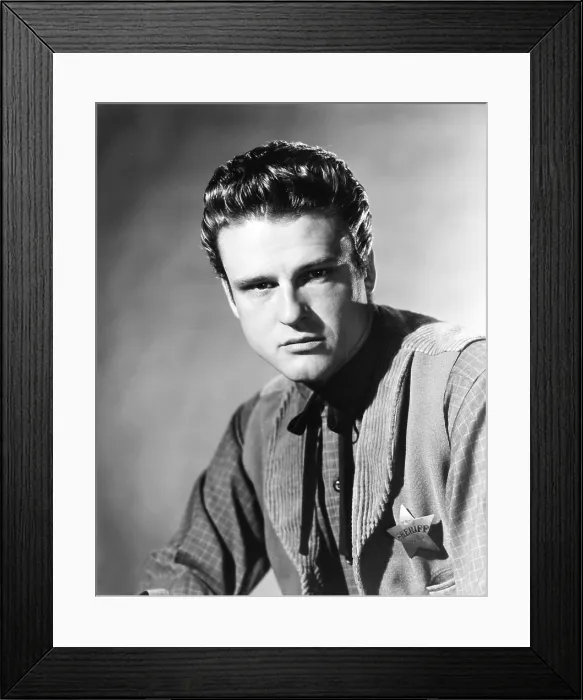 Framed Print : DAY OF THE BADMAN, John Ericson, 1958 Framed Print : DAY OF THE BADMAN, John Ericson, 1958