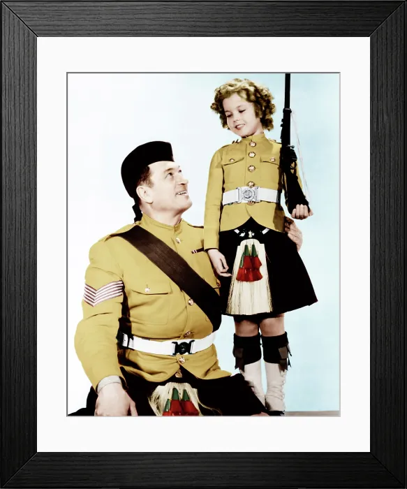 Framed Print : WEE WILLIE WINKIE, from left: Victor McLaglen, Shirley Temple, 1937. 20th Century-Fox Film Corporation, TM & Copyright / courtesy Everett Collection Framed Print : WEE WILLIE WINKIE, from left: Victor McLaglen, Shirley Temple, 1937. 20th Century-Fox Film Corporation, TM & Copyright / courtesy Everett Collection