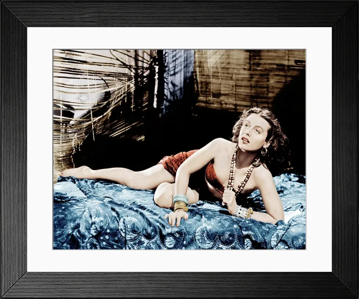 Framed Print : WHITE CARGO, Hedy Lamarr, 1942