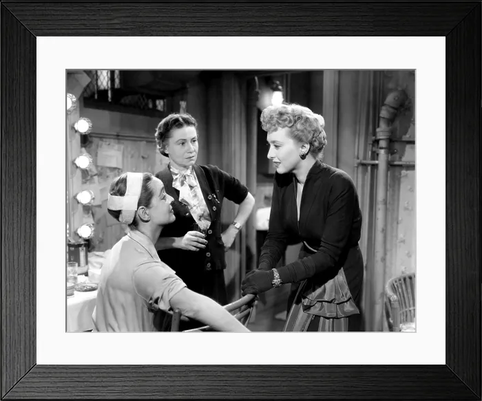 Framed Print : ALL ABOUT EVE, Bette Davis, Thelma Ritter, Celeste Holm, 1950 TM and Copyright 20th Century-Fox Film Corp. All Rights Reserved