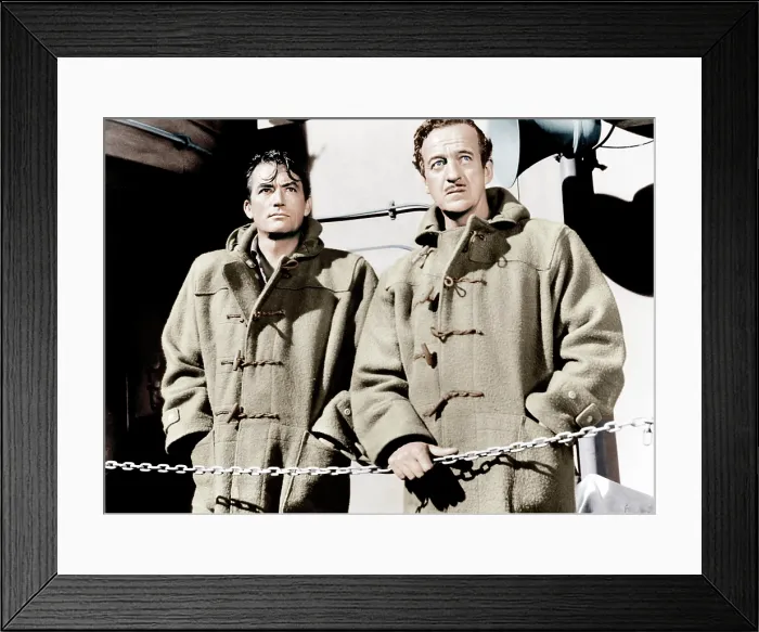 Framed Print : THE GUNS OF NAVARONE, from left: Gregory Peck, David Niven, 1961 Framed Print : THE GUNS OF NAVARONE, from left: Gregory Peck, David Niven, 1961