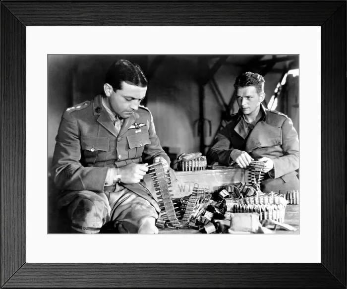 Framed Print : THE DAWN PATROL, Richard Barthelmess, Douglas Fairbanks, Jr. 1930