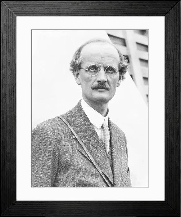 Framed Print : Auguste Piccard, famous Belgian scientist twice penetrated the stratosphere in 1931 and 1932 Framed Print : Auguste Piccard, famous Belgian scientist twice penetrated the stratosphere in 1931 and 1932