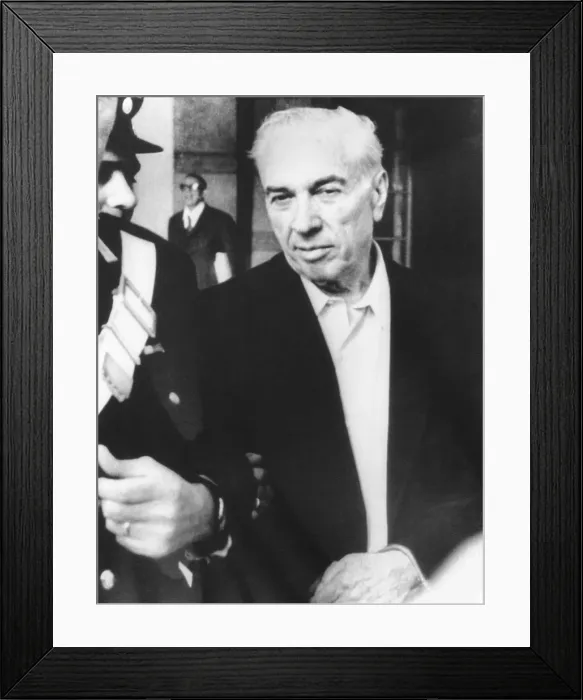 Framed Print : Joe Adonis was arrested May 22, 1971 and held under preventive detention in Italy. He lived luxuriously in Milan since his voluntary departure from the U.S Framed Print : Joe Adonis was arrested May 22, 1971 and held under preventive detention in Italy. He lived luxuriously in Milan since his voluntary departure from the U.S