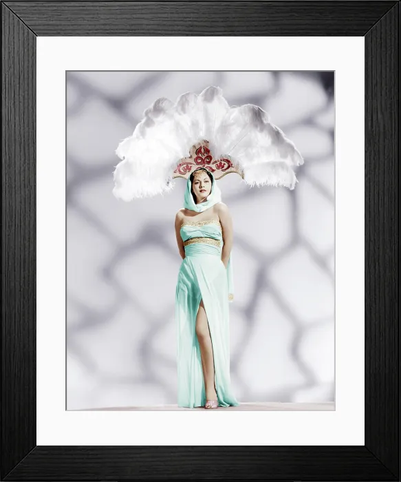 Framed Print : WHITE SAVAGE, Maria Montez, in a sheerong (sheer sarong) designed by Vera West, 1943 Framed Print : WHITE SAVAGE, Maria Montez, in a sheerong (sheer sarong) designed by Vera West, 1943