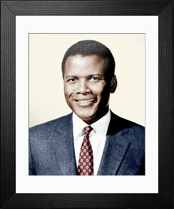 Framed Print : GUESS WHO'S COMING TO DINNER, Sidney Poitier, 1967