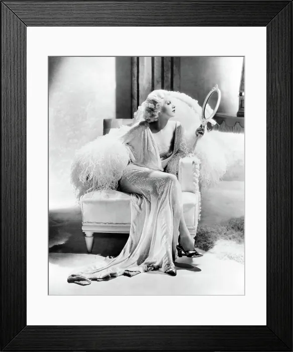 Framed Print : DINNER AT EIGHT, Jean Harlow, 1933