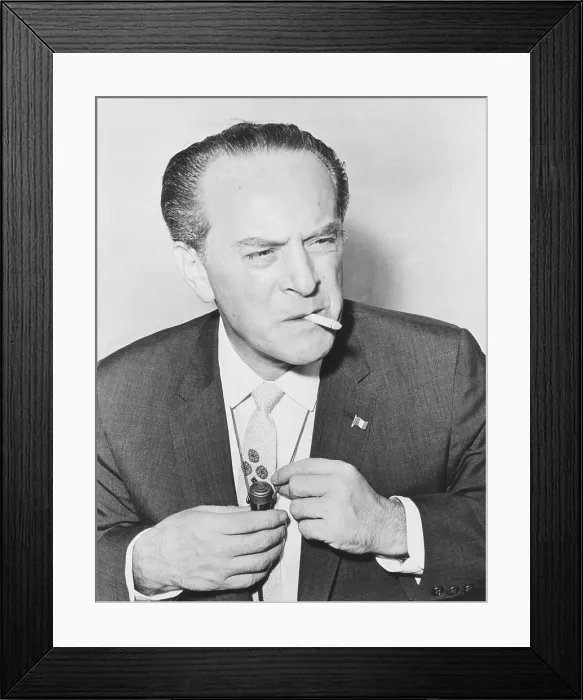 Framed Print : Jacobo Arbenz Guzman, former Guatemalan President, from 1951 to 1954. His government planned to expropriate idle land from United Fruit Company Framed Print : Jacobo Arbenz Guzman, former Guatemalan President, from 1951 to 1954. His government planned to expropriate idle land from United Fruit Company