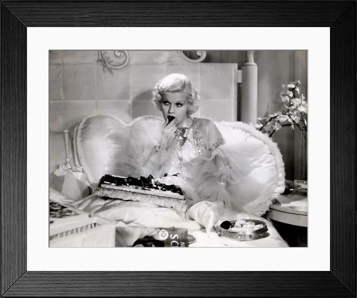 Framed Print : DINNER AT EIGHT, Jean Harlow, 1933 Framed Print : DINNER AT EIGHT, Jean Harlow, 1933