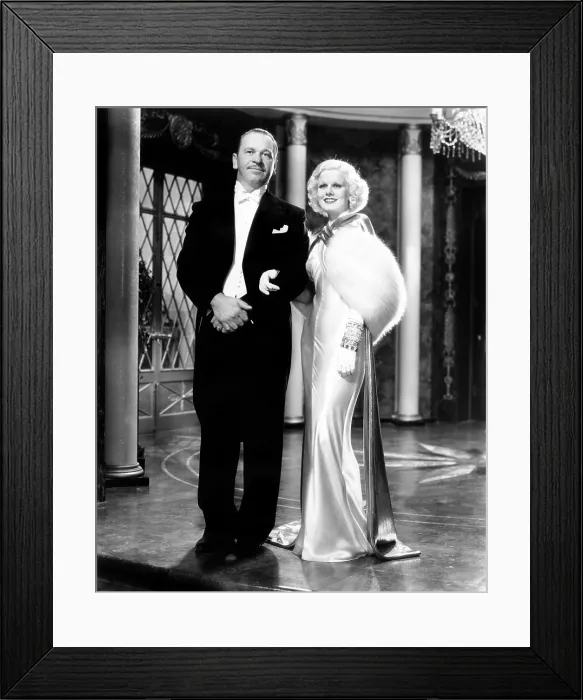 Framed Print : DINNER AT EIGHT, Wallace Beery, Jean Harlow, 1933