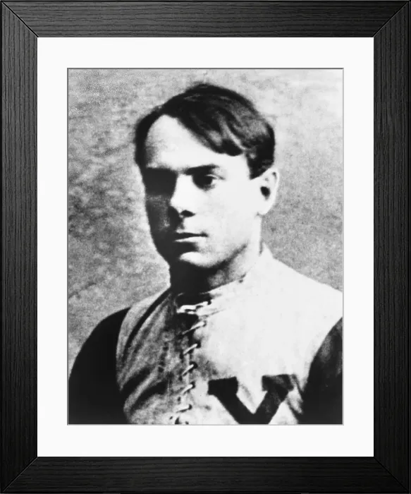 Framed Print : Frank Hinckley played football for the Yale Bulldogs from 1891-94. He was one of all time greatest players of the End position. (CSU_2015_9_851)