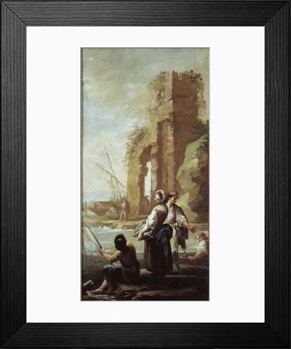 Framed Print : MAELLA, Mariano Salvador (1739-1819). Seascape. Oil on canvas. SPAIN. Madrid. Prado Museum. AISA / Everett Collection**US SALES ONLY** Framed Print : MAELLA, Mariano Salvador (1739-1819). Seascape. Oil on canvas. SPAIN. Madrid. Prado Museum. AISA / Everett Collection**US SALES ONLY**