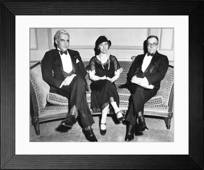 Framed Print : Speakers at the 6th Annual Foreign Affairs Institute, Cleveland, Ohio, Feb. 19, 1932. L-R: Paul V