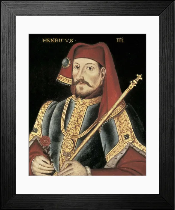 Framed Print : HENRY IV of England (1367-1413). Anonymous portrait holding the sceptre. Oil on wood. UNITED KINGDOM. London. National Portrait Gallery. AISA / Everett Collection**US SALES ONLY** Framed Print : HENRY IV of England (1367-1413). Anonymous portrait holding the sceptre. Oil on wood. UNITED KINGDOM. London. National Portrait Gallery. AISA / Everett Collection**US SALES ONLY**