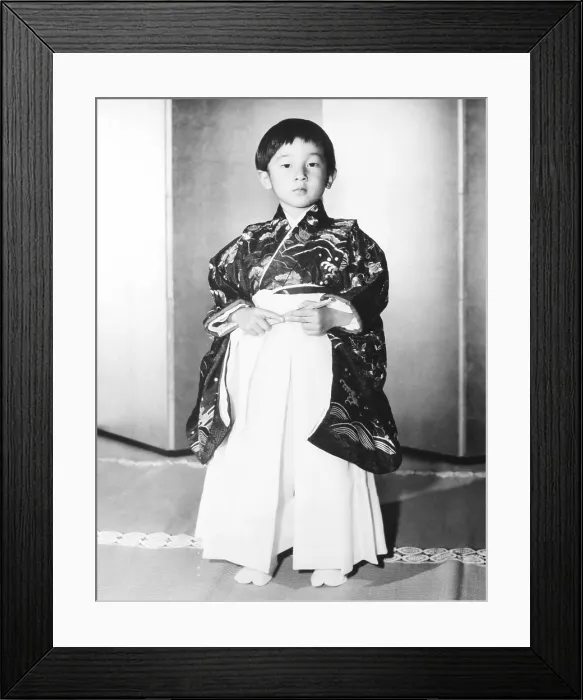 Framed Print : Prince Hiro, 4 year-old son of Japan's Crown Prince Akihito and Crown Princess Michiko