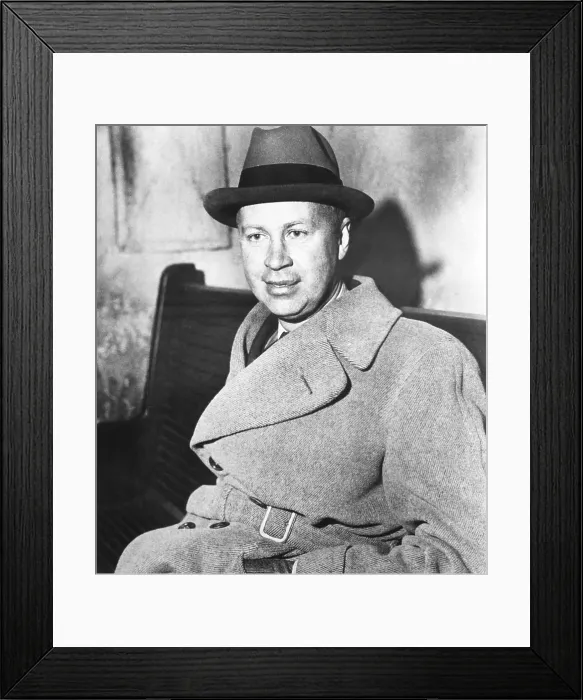 Framed Print : Sergei Prokofiev, Ukrainian born pianist, conductor, and composer. Ca. 1930. Among his best known works are PETER AND THE WOLF (1936), ROMEO and JULIET (1938). (CSU_2015_9_1012)
