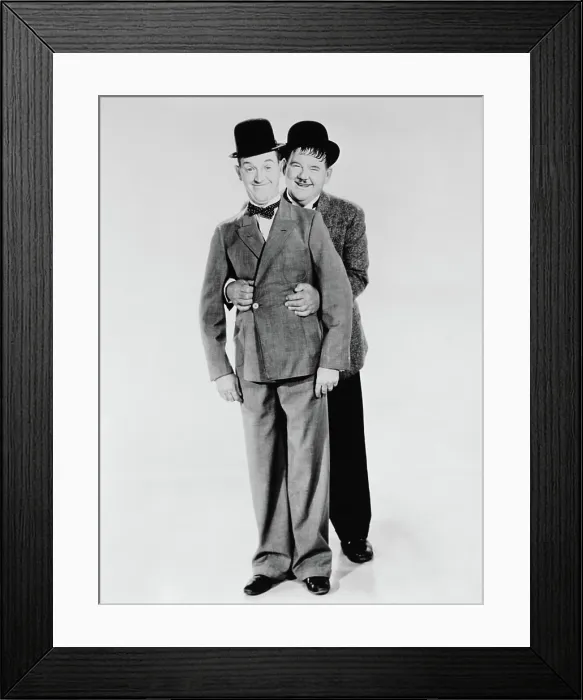 Framed Print : From left: Stan Laurel, Oliver Hardy, 1930s Framed Print : From left: Stan Laurel, Oliver Hardy, 1930s