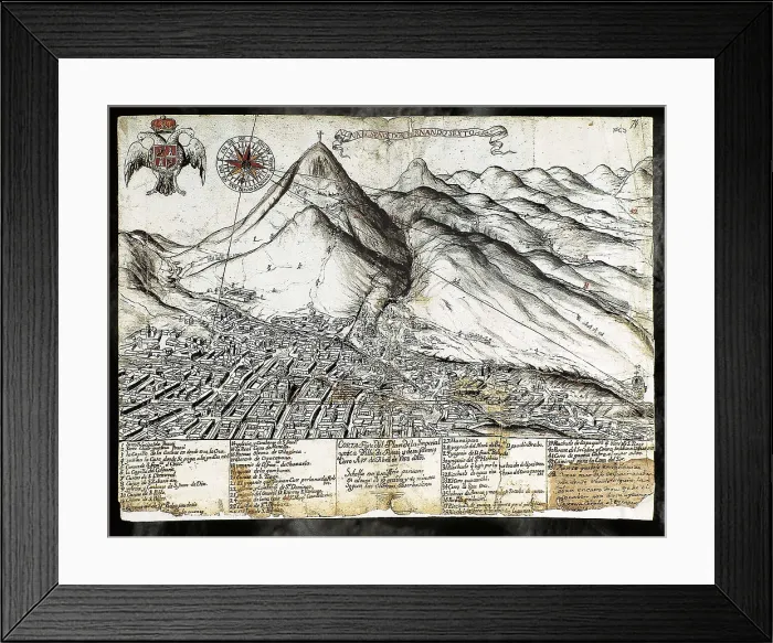 Framed Print : Potos (1758). Etching. BOLIVIA. Potos. House of Coins Museum. AISA / Everett Collection**US SALES ONLY**