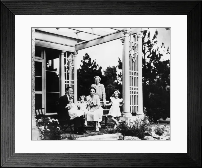 Framed Print : The exiled Dutch Royal Family celebrate Queen Wilhelmina's birthday on Aug. 31, 1943 in Canada Framed Print : The exiled Dutch Royal Family celebrate Queen Wilhelmina's birthday on Aug. 31, 1943 in Canada
