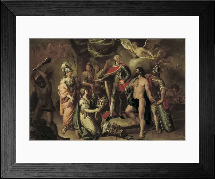 Framed Print : CAMARON Y MELIA, Manuel (1763-1806). Allegory of Charles III. 1783. 1783. Neoclassicism. Oil on canvas. SPAIN. Valencia. San Pio V Fine Arts Museum Framed Print : CAMARON Y MELIA, Manuel (1763-1806). Allegory of Charles III. 1783. 1783. Neoclassicism. Oil on canvas. SPAIN. Valencia. San Pio V Fine Arts Museum