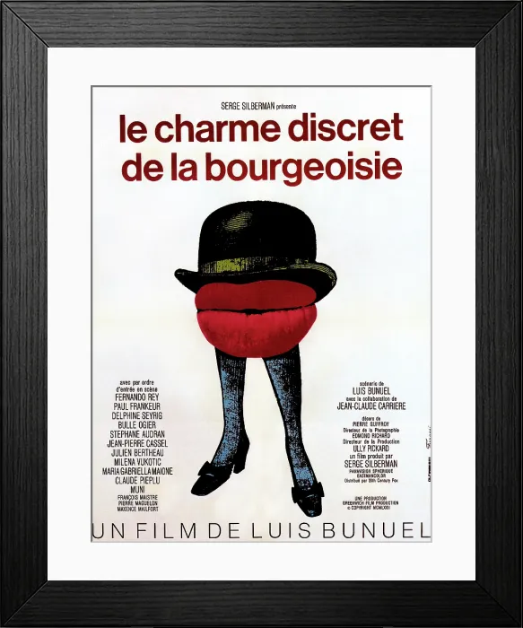 Framed Print : THE DISCREET CHARM OF THE BOURGEOISIE, (aka LE CHARME DISCRET DE LA BOURGEOISIE), 1972, TM and 20th Century Fox. All rights reserved. / Courtesy Everett Collection