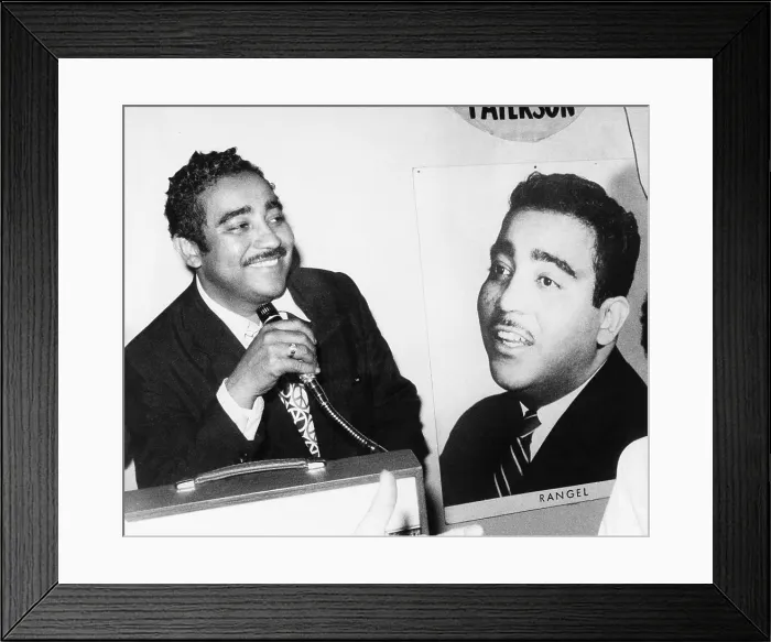 Framed Print : Assemblyman Charles Rangel spoke after he defeated former Rep. Adam Clayton Powell in Democratic primary. June 23, 1970. Powell represented Harlem in Congress for 13 terms Framed Print : Assemblyman Charles Rangel spoke after he defeated former Rep. Adam Clayton Powell in Democratic primary. June 23, 1970. Powell represented Harlem in Congress for 13 terms