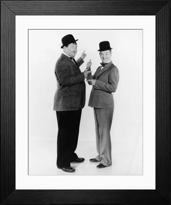 Framed Print : Oliver Hardy, Stan Laurel, ca. early 1930s