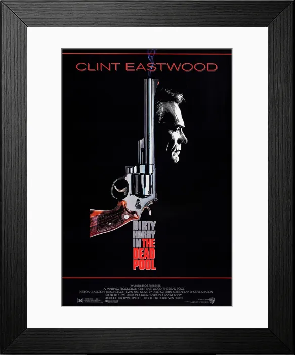 Framed Print : THE DEAD POOL, US poster art, Clint Eastwood, 1988, Warner Brothers / courtesy Everett Collection