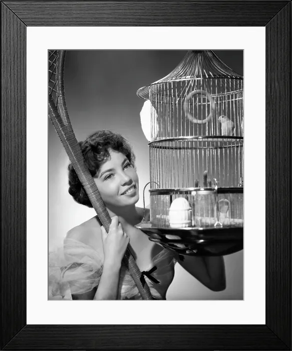 Framed Print : Leslie Caron, 1951 Framed Print : Leslie Caron, 1951