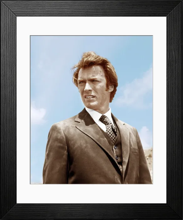 Framed Print : DIRTY HARRY, Clint Eastwood, 1971