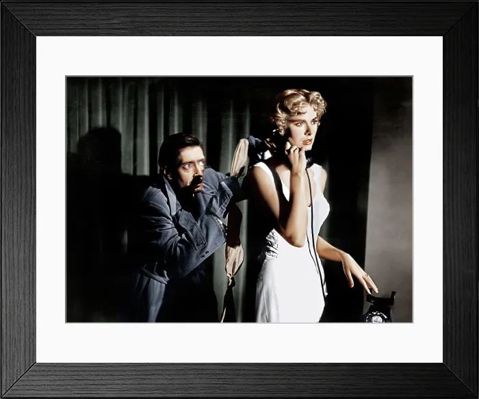 Framed Print : DIAL M FOR MURDER, from left: Anthony Dawson, Grace Kelly, 1954 Framed Print : DIAL M FOR MURDER, from left: Anthony Dawson, Grace Kelly, 1954