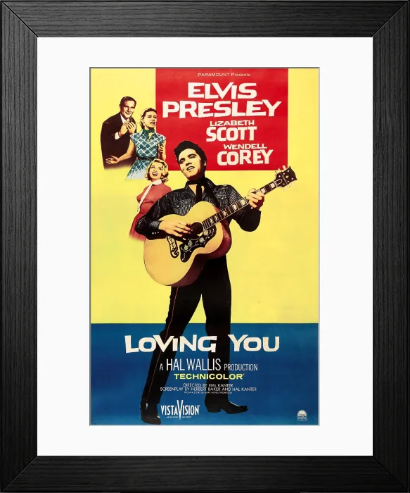 Framed Print : LOVING YOU, from left: Wendell Corey, Dolores Hart, Lizabeth Scott, Elvis Presley, 1957 Framed Print : LOVING YOU, from left: Wendell Corey, Dolores Hart, Lizabeth Scott, Elvis Presley, 1957