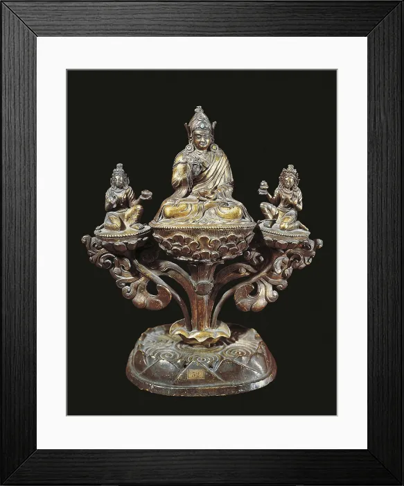 Framed Print : Padmasambhava and his Wives. 17th c.-18th c. Brass. Tibetan art. Sculpture. FRANCE. Paris. Guimet Museum. Proc: CHINA. TIBET. AISA / Everett Collection**US SALES ONLY** Framed Print : Padmasambhava and his Wives. 17th c.-18th c. Brass. Tibetan art. Sculpture. FRANCE. Paris. Guimet Museum. Proc: CHINA. TIBET. AISA / Everett Collection**US SALES ONLY**