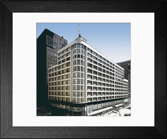 Framed Print : SULLIVAN, Louis Henri (1856-1924). Carson, Pirie and Scott Building. 1899-1904. UNITED STATES OF AMERICA. ILLINOIS. Chicago. Architecture. AISA / Everett Collection**US SALES ONLY** Framed Print : SULLIVAN, Louis Henri (1856-1924). Carson, Pirie and Scott Building. 1899-1904. UNITED STATES OF AMERICA. ILLINOIS. Chicago. Architecture. AISA / Everett Collection**US SALES ONLY**