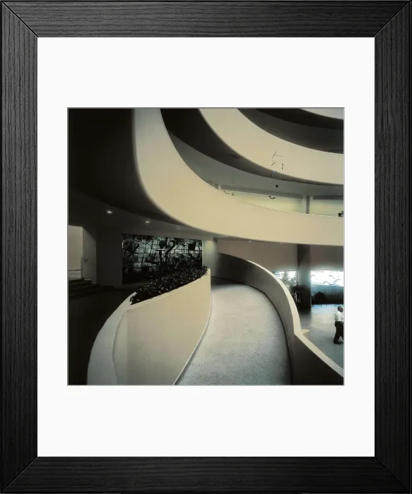Framed Print : WRIGHT, Frank Lloyd (1869-1959). Guggenheim Museum Bilbao. UNITED STATES OF AMERICA. NEW YORK. New York City. Architecture. AISA / Everett Collection - Image has fine art copyright