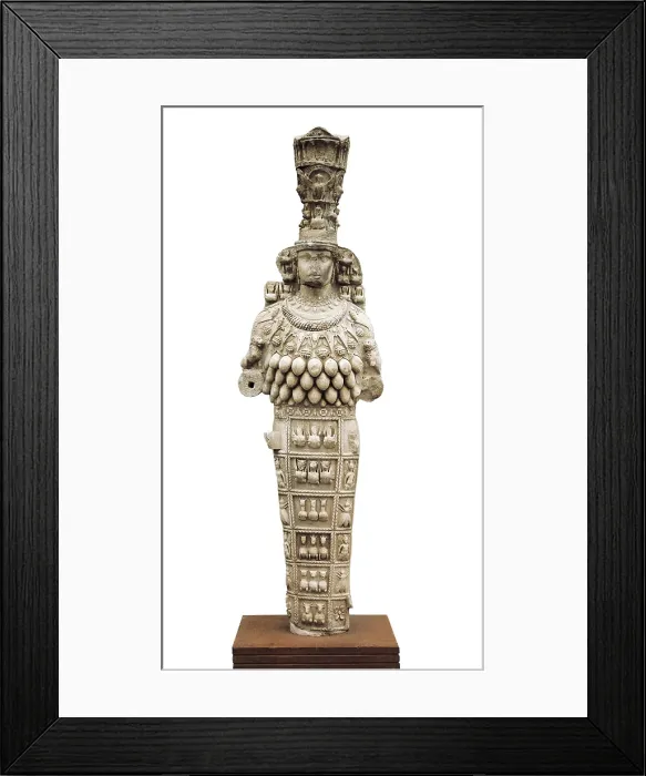 Framed Print : Ephesus Artemis. 2nd c. BC. Hellenistic art. Sculpture on marble. TURKEY. Seluk. Ephesus Archaeology Museum. AISA / Everett Collection**US SALES ONLY**