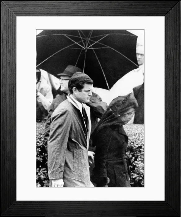 Framed Print : Joseph P. Kennedy funeral. Rose Kennedy leaving St. Francis Xavier Church in Hyannis following private funeral service for her husband, Joseph P. Kennedy Framed Print : Joseph P. Kennedy funeral. Rose Kennedy leaving St. Francis Xavier Church in Hyannis following private funeral service for her husband, Joseph P. Kennedy