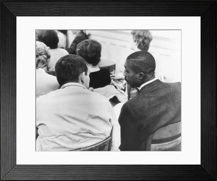Framed Print : Harold A. Franklin, was the first African American graduate student Alabama's Auburn University. Jan. 6, 1964 Framed Print : Harold A. Franklin, was the first African American graduate student Alabama's Auburn University. Jan. 6, 1964