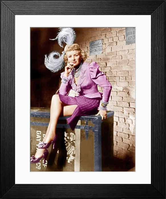 Framed Print : WABASH AVENUE, Betty Grable, 1950. 20th Century Fox Film Corporation, TM & Copyright / courtesy Everett Collection Framed Print : WABASH AVENUE, Betty Grable, 1950. 20th Century Fox Film Corporation, TM & Copyright / courtesy Everett Collection