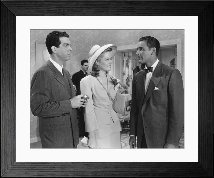 Framed Print : DIVE BOMBER, from left, Fred MacMurray, Alexis Smith, Errol Flynn, 1941 Framed Print : DIVE BOMBER, from left, Fred MacMurray, Alexis Smith, Errol Flynn, 1941