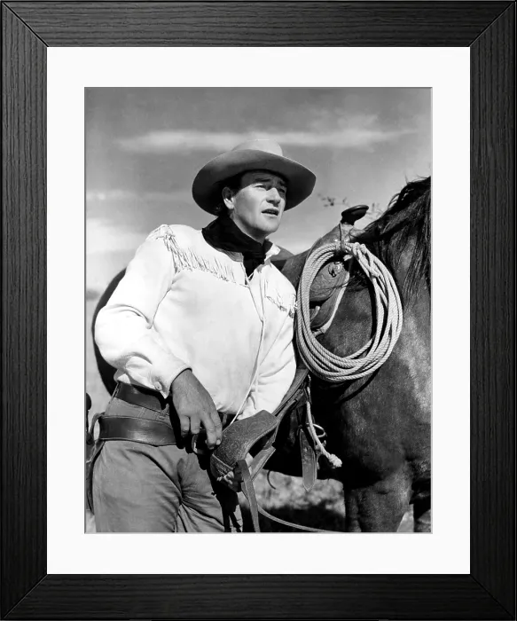 Framed Print : RED RIVER, John Wayne, 1948