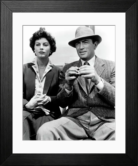Framed Print : THE SNOWS OF KILIMANJARO, Ava Gardner, Gregory Peck, 1952