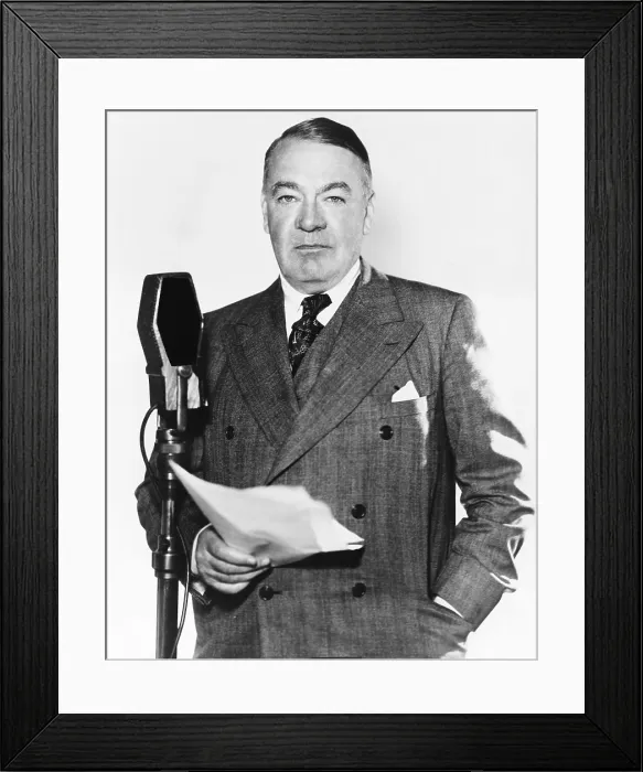 Framed Print : General Hugh Johnson, former NRA Administrator. Ca. 1940