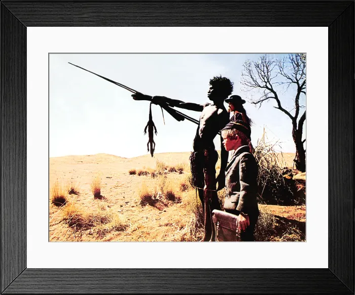 Framed Print : WALKABOUT, David Gulpilil, Jenny Agutter, Lucien John, 1971, TM and Copyright 20th Century Fox Film Corp. All rights reserved Framed Print : WALKABOUT, David Gulpilil, Jenny Agutter, Lucien John, 1971, TM and Copyright 20th Century Fox Film Corp. All rights reserved