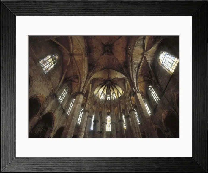 Framed Print : DESPUIG, Ramon (14th c.); MONTAGUT, Berenguer de (14th c.). Church of Santa Mara del Mar. SPAIN. CATALONIA. Barcelona. Church of Santa Mara del Mar. Apse. Gothic art Framed Print : DESPUIG, Ramon (14th c.); MONTAGUT, Berenguer de (14th c.). Church of Santa Mara del Mar. SPAIN. CATALONIA. Barcelona. Church of Santa Mara del Mar. Apse. Gothic art