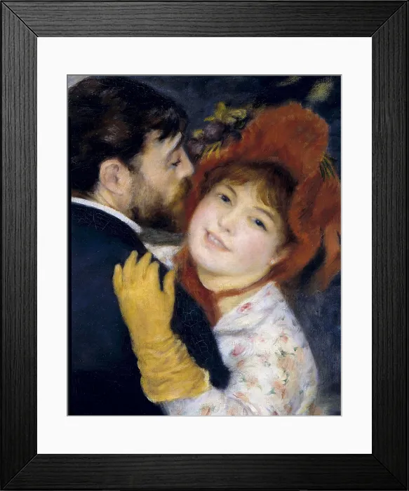 Framed Print : RENOIR, Pierre-Auguste (1841-1919). Dance in the country. 1883. Detail of the dancers, Paul Lhote with Aline Charigot. Impressionism. Oil on canvas. FRANCE. Paris Framed Print : RENOIR, Pierre-Auguste (1841-1919). Dance in the country. 1883. Detail of the dancers, Paul Lhote with Aline Charigot. Impressionism. Oil on canvas. FRANCE. Paris
