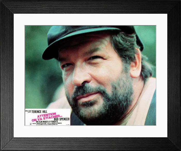 Framed Print : WATCH OUT, WE'RE MAD, (aka ALTRIMENTI CI ARRABBIAMO, aka ATTENTION ON VA S'FACHER...), Bud Spencer, 1974