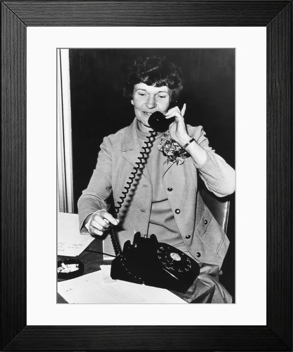 Framed Print : Patience Sewell Latting was the first female Mayor of Oklahoma City, from 1971 to 1983. As mayor she supported the urban renewal of Oklahoma City