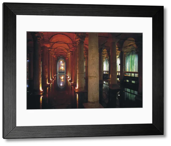 Framed Print : TURKEY. THRACE. ISTANBUL. Istanbul. Yerebatan or Basilica Cistern (532). Architecture. AISA / Everett Collection**US SALES ONLY** Framed Print : TURKEY. THRACE. ISTANBUL. Istanbul. Yerebatan or Basilica Cistern (532). Architecture. AISA / Everett Collection**US SALES ONLY**